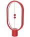Лампа с левитиращ ключ Allocacoc - Heng Balance Ellipse, 3500K, червена - 1t