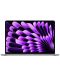 Лаптоп Apple - MacBook Air 15, 15.3'', М3 8/10, 8GB/256GB, сив - 1t