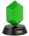 Лампа Paladone Games: The Legend of Zelda - Green Rupee,  10 cm - 1t