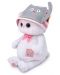 Плюшена играчка Budi Basa - Коте Ли-Ли бебе, с шапка с котенце, 20 cm - 3t