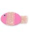 Плюшена играчка Budi Basa - Коте Ли-Ли бебе, с розова рибка, 20 cm - 4t