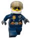 Конструктор Lego City - Полиция в небето, арест с парашут (60208) - 3t