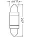 LED Авто крушка Osram LEDriving -C5W (36 mm), 6418DWP-01B, LEDriving SL - 5t