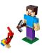 Конструктор Lego Minecraft - Голяма фигурка Стив с папагал (21148) - 5t