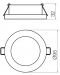 LED Луна за вграждане Smarter - MT 137 70349, IP44, 240V, 7W, бял мат - 3t