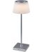 LED Настолна лампа Rabalux - Taena 76010, IP 44, 4 W, димируема, сребърна - 1t