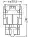 LED Автомобилни крушки Osram - LEDriving, SL, Amber, W21/5W, 1.9W, 2 броя, жълти - 4t