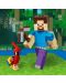 Конструктор Lego Minecraft - Голяма фигурка Стив с папагал (21148) - 3t