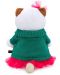 Плюшена играчка Budi Basa - Коте Ли-Ли, с плетена рокля, 24 cm - 3t