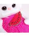 Плюшена играчка Budi Basa - Коте Ли-Ли, бебе, в рокля с диня, 20 cm - 4t