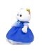 Плюшена играчка Budi Basa - Коте Ли-Ли, със синя рокля, 24 cm - 3t