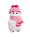 Плюшена играчка Budi Basa - Коте Ли-Ли, с розови шапка и шал, 24 cm - 1t
