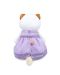 Плюшена играчка Budi Basa - Коте Ли-Ли, с лилава рокличка, 24 cm - 4t