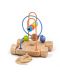 Дървена играчка 2 в 1 Lucy&Leo - За дърпане, със спирала (вид 1) - 3t