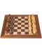 Луксозен шах Manopoulos - модернистичен, орех, 40 x 40 cm - 2t