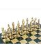 Луксозен шах Manopoulos - Ренесанс, зелени полета, 36 x 36 cm - 4t