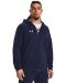 Мъжки суитшърт Under Armour - UA Rival Fleece FZ, син - 6t