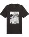 Мъжка тениска Puma - Graphics Sneaker , черна - 1t
