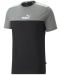 Мъжка тениска Puma - Essentials+ Block , черна/сива - 1t