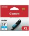 Мастилница Canon - CLI-551XL C, за PIXMA IP 7250, Cyan - 1t