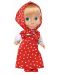 Кукла Simba Toys - Маша с червена рокля на точки и забрадка - 1t