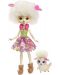 Кукличка и животинче Enchantimals от Mattel – Лорна Лем с овчицата Флаг - 1t