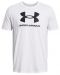 Мъжка тениска Under Armour - Sportstyle Logo Update , бяла - 1t