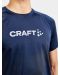 Мъжка тениска Craft - Core Unify Logo, размер XL, тъмносиня - 3t