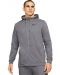 Мъжки суитшърт Nike - Dry-FIT Fleece, размер L, сив - 2t