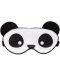 Маска за сън I-Total Panda - Черно-бяла - 1t