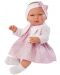 Кукла Asi - Бебе Мария, с розова рокличка и плетена жилетка - 1t