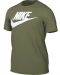 Мъжка тениска Nike - Icon Futura , зелена - 1t
