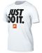 Мъжка тениска Nike - Fran JDI Verbiage , бяла - 1t