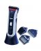Машинка за подстригване Jata - MP373N, 0.5-36 mm, сива/синя - 1t