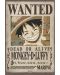 Макси плакат GB eye Animation: One Piece - Luffy Wanted Poster - 1t
