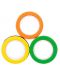 Магнитни пръстени за трикове Johntoy - Жълт, зелен и оранжев - 1t