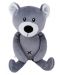 Мека играчка за гушкане Bali Bazoo - Teddy Bear, 20 cm, тъмносива - 1t