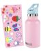 Метална бутилка Skip Hop - Pink, 380 ml - 3t