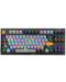 Механична клавиатура Marvo - KG980-B, Blue switches, RGB, черна - 2t