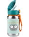 Метална бутилка Skip Hop Spark Style - Robot, 350 ml - 2t