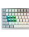 Механична клавиатура ASUS - ROG AZOTH, безжична, NX Snow, RGB, бяла - 9t