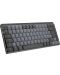 Механична клавиатура Logitech - MX Mechanical Mini for Mac, графит - 2t