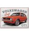 Метална табелка Nostalgic Art VW - Golf GTI 1976 - 1t