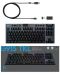 Механична клавиатура Logitech - G915 TKL, Linear, RGB, черна - 11t