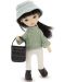 Мека кукла Orange Toys Sweet Sisters - Лилу със зелен пуловер, 32 cm - 2t
