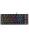 Механична клавиатура Spartan Gear - Lochos 2 TKL, Red, LED, черна - 1t