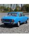 Метална кола Welly - 1975 Peugeot 504, синя, 1:24 - 4t
