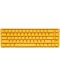 Механична клавиатура Ducky - One 3, MX Cherry Black, RGB, жълта - 1t