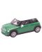 Метална количка Newray - Mini Cooper, зелена, 1:43 - 1t