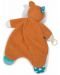 Мека кърпичка за гушкане с ринг за залъгалка NICI - Лисицата Финни, 25 х 25 cm - 3t